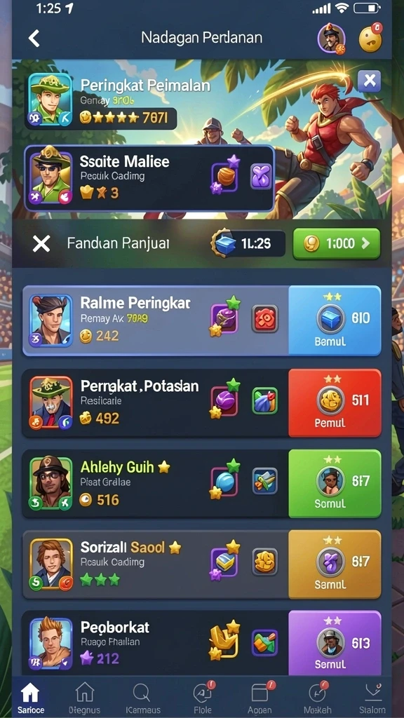 juara666 - Tampilan antarmuka yang menarik dan ramah pengguna.