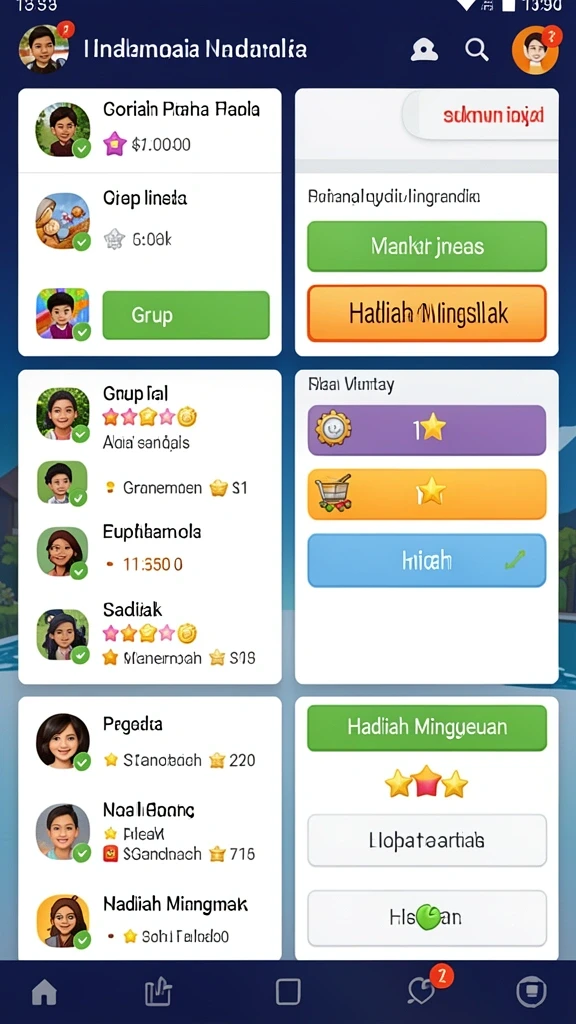 rajabandot - Tampilan antarmuka yang menarik dan mudah dipahami.