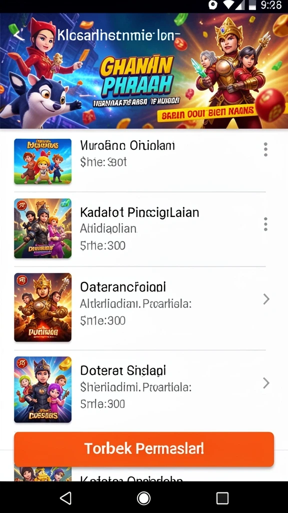 rejeki - Berbagai karakter unik untuk dipilih dan dimainkan.